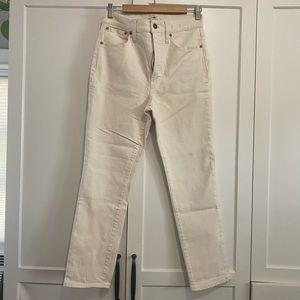 Madewell Size 28 Vintage Canvas Bone White Perfect Vintage Jean